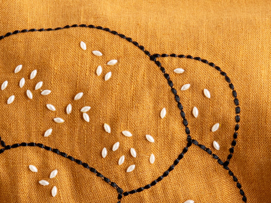 Ruth Challah Cover in Cinnamon