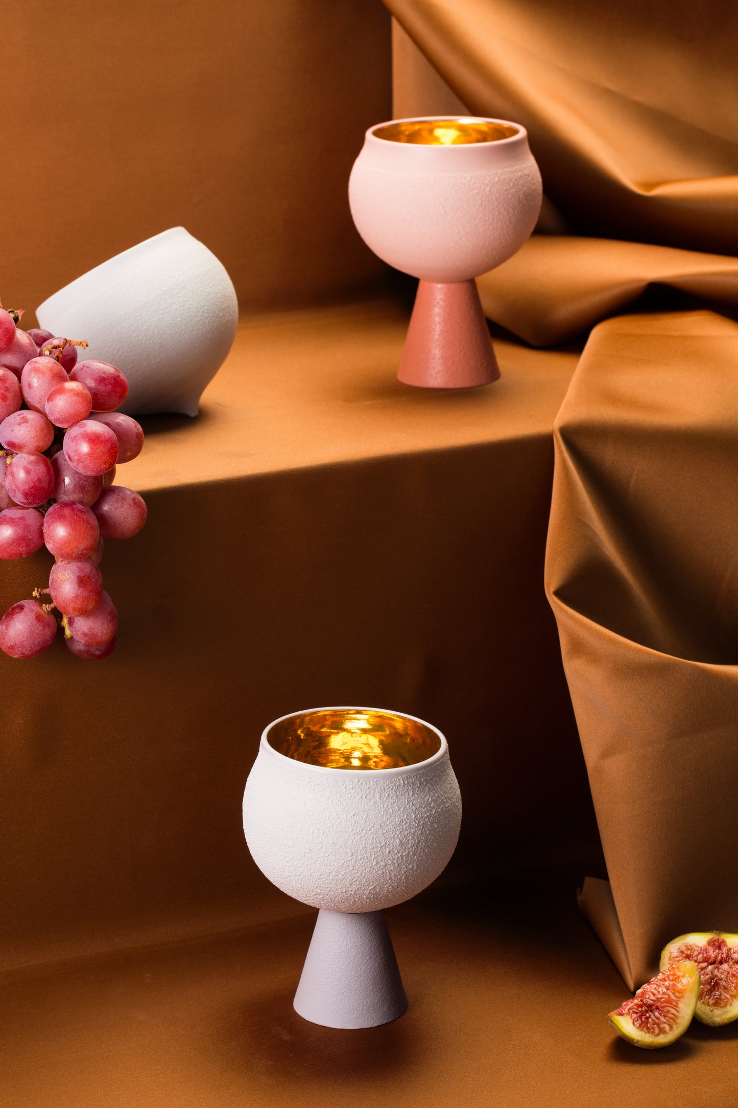 Porcelain Kiddush Cup in Lavender