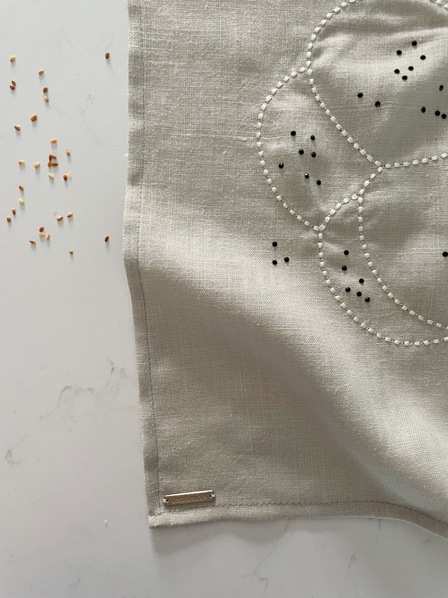 Ruth Challah Cover in Beige