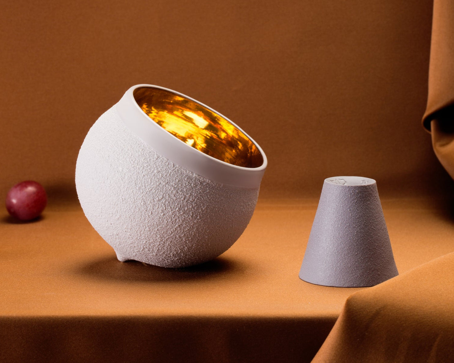 Porcelain Kiddush Cup in Lavender