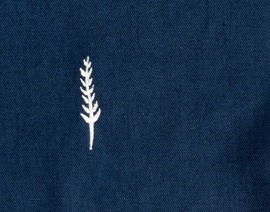 Orchard Challah Cover in Blue