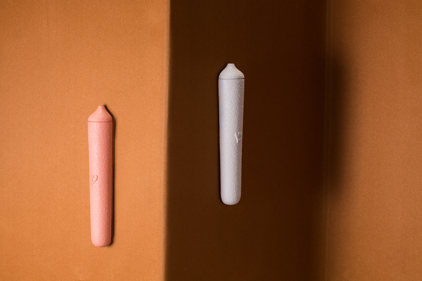 Porcelain Mezuzah Case in Pink