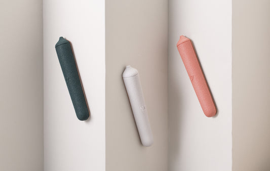 Porcelain Mezuzah in Pink