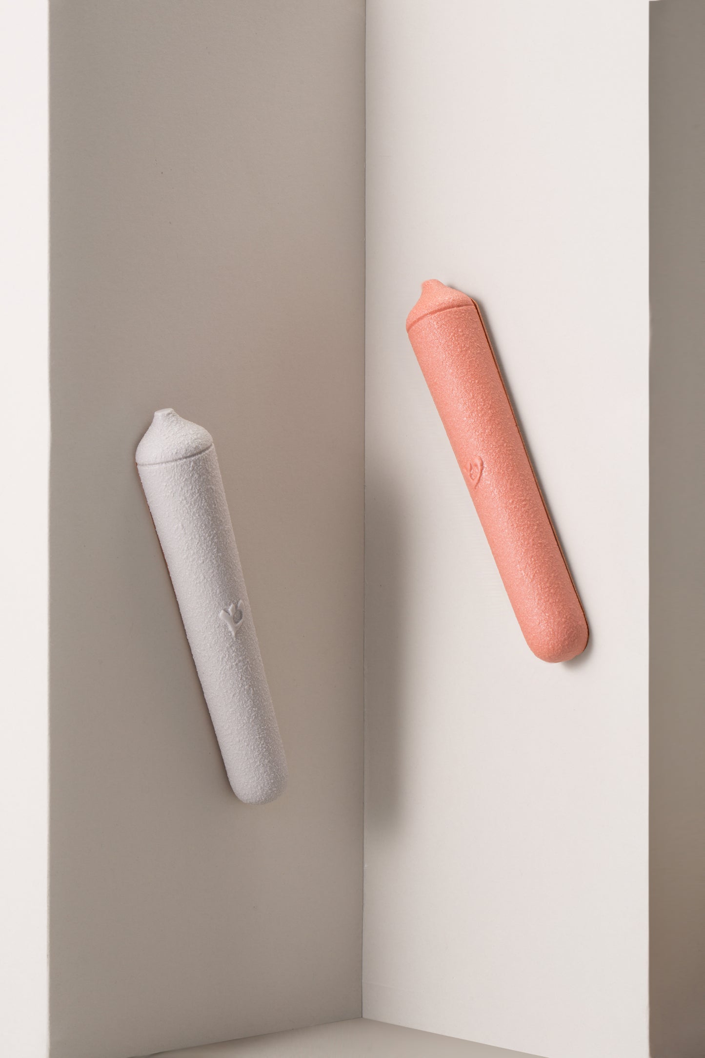 Porcelain Mezuzah Case in Pink