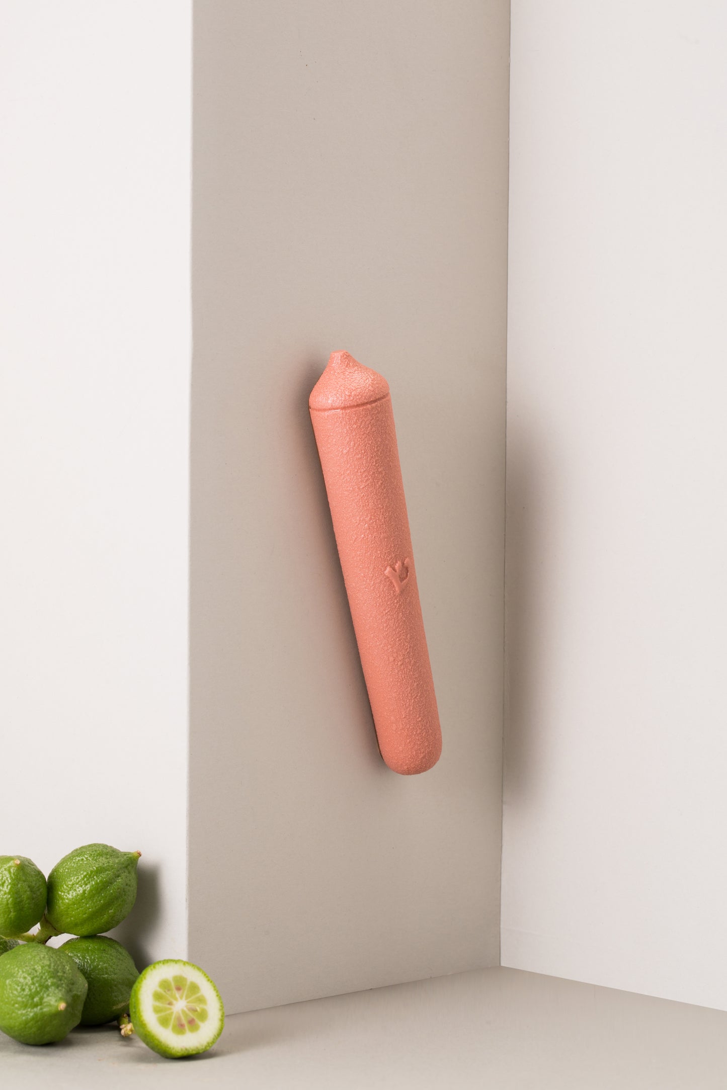 Porcelain Mezuzah Case in Pink