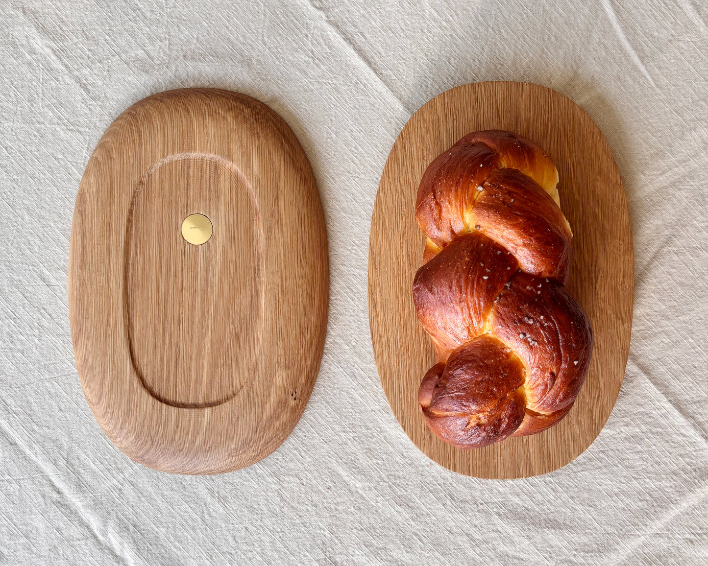 Challah Platter in Oak