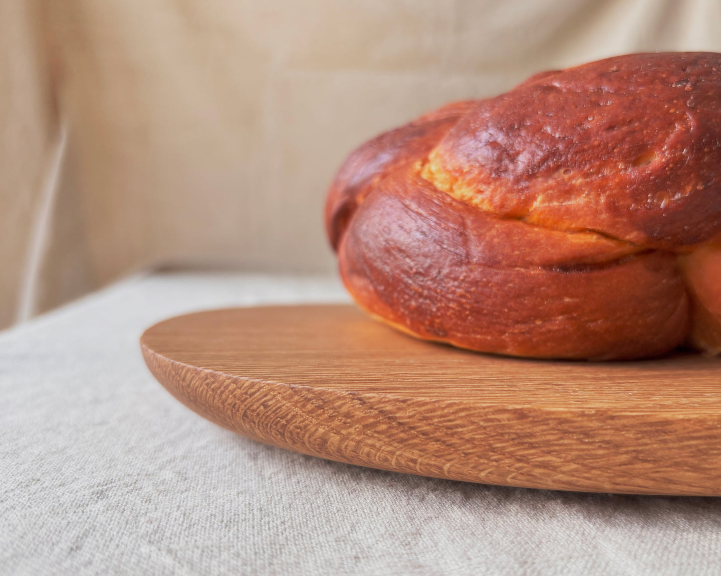 Challah Platter in Oak