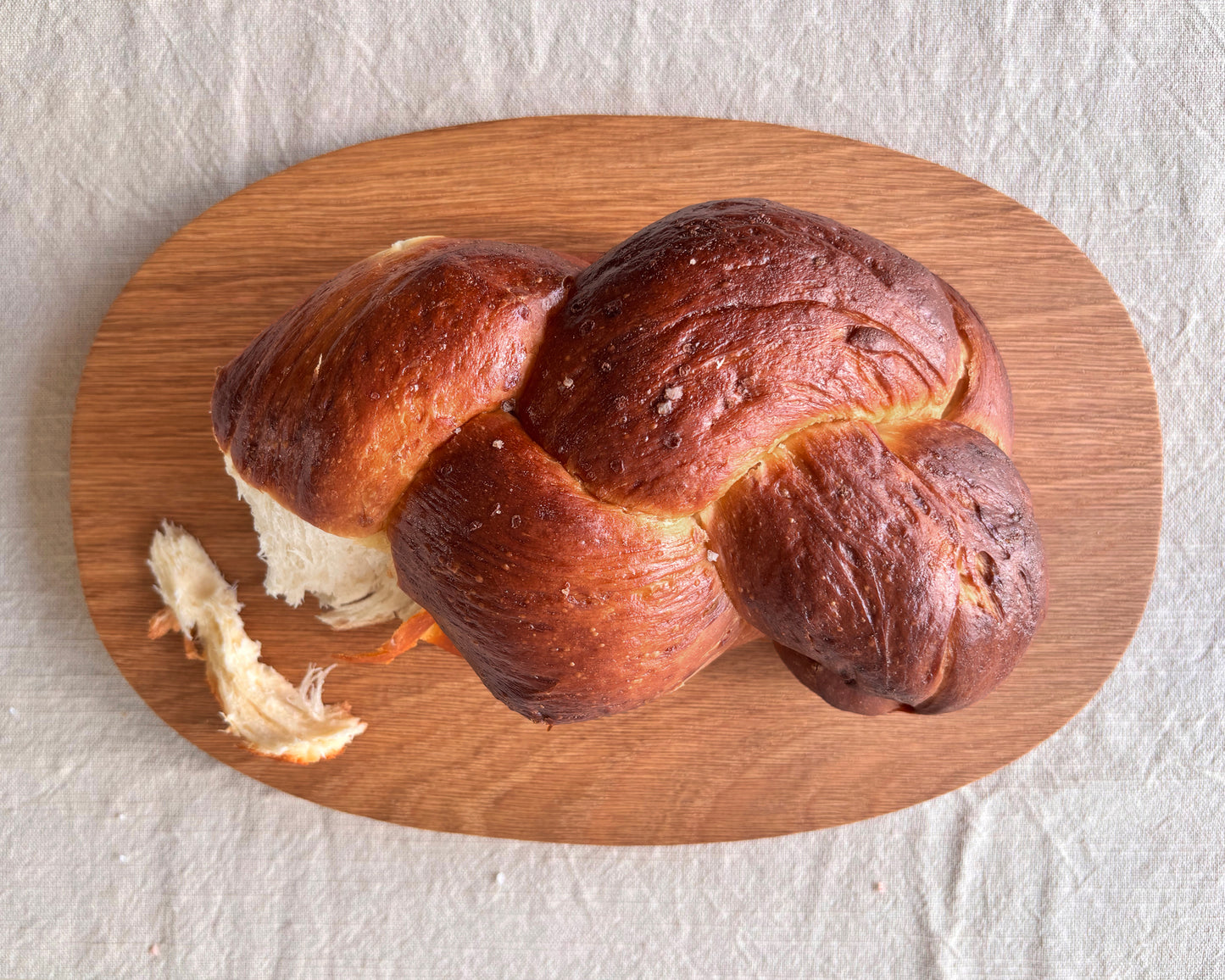 Challah Platter in Oak