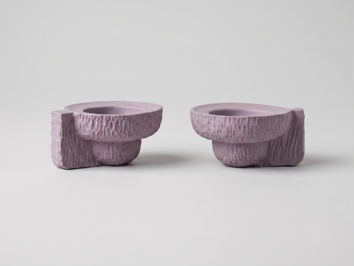 Porcelain Shabbat Candle Holders
