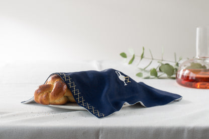 Orchard Challah Cover in Beige
